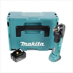 Makita DTM 51 T1J 18V Li-Ion Découpeur-ponceur Multifonctions Sans Fil Avec Boîtier Makpac + 1x Batterie BL 1850 18V - 5,0 Ah Li-Ion - Sans Chargeur