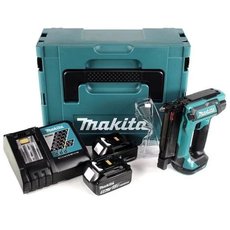 Makita DPT 353 RTJ 18 V Li-Ion Cloueur Sans Fil En Coffret Makpac + 2x Batteries 5,0 Ah + Chargeur – Image 2